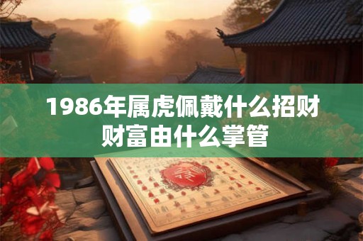 1986年属虎佩戴什么招财 财富由什么掌管