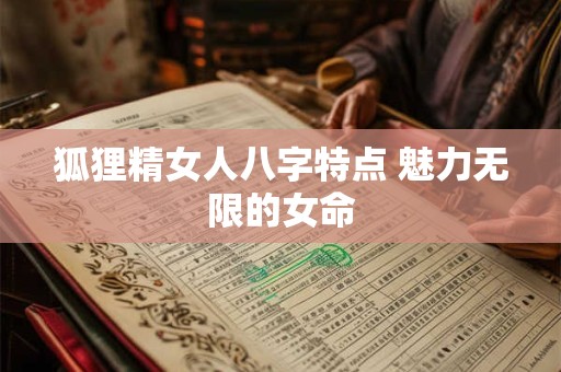 狐狸精女人八字特点 魅力无限的女命