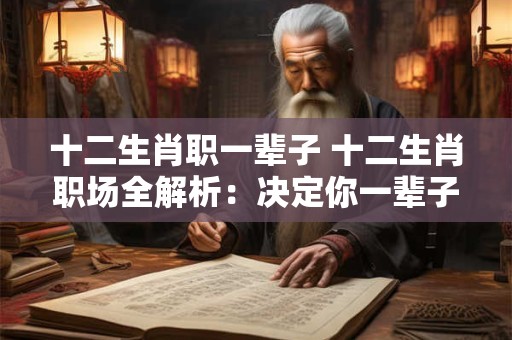 详细阅读:十二生肖职一辈子 十二生肖职场全解析:决定你一辈子的命运 十二生肖职一辈子 十二生肖职场全解析:决定你一辈子的命运