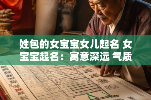 姓包的女宝宝女儿起名 女宝宝起名：寓意深远 气质非凡