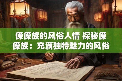 傈僳族的风俗人情 探秘傈僳族：充满独特魅力的风俗人情