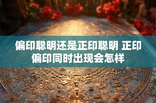 偏印聪明还是正印聪明 正印偏印同时出现会怎样
