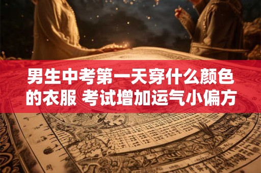 男生中考第一天穿什么颜色的衣服 考试增加运气小偏方
