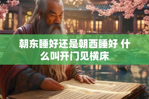 朝东睡好还是朝西睡好 什么叫开门见横床