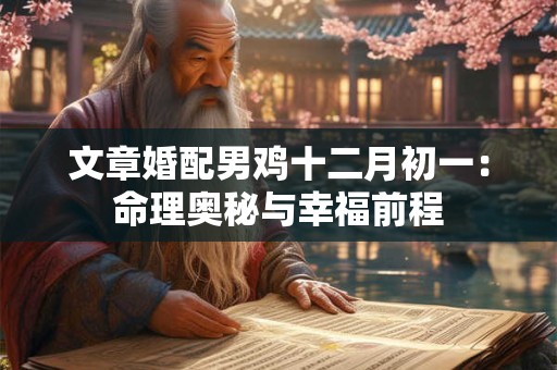 详细阅读:文章婚配男鸡十二月初一:命理奥秘与幸福前程 文章婚配男鸡十二月初一:命理奥秘与幸福前程