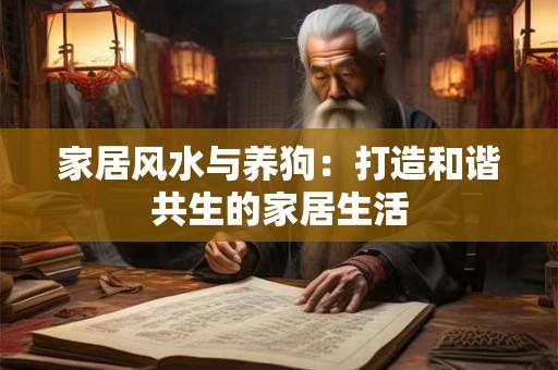 家居风水与养狗：打造和谐共生的家居生活