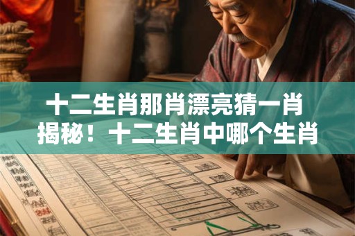 十二生肖那肖漂亮猜一肖 揭秘！十二生肖中哪个生肖最美丽