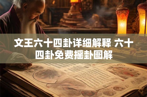 文王六十四卦详细解释 六十四卦免费摇卦图解