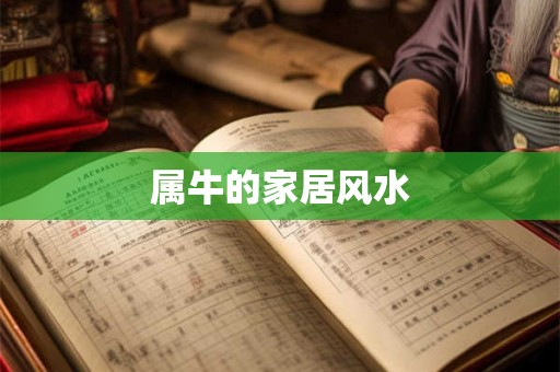 属牛的家居风水