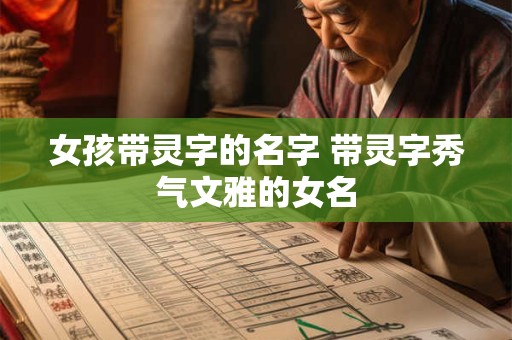 女孩带灵字的名字 带灵字秀气文雅的女名