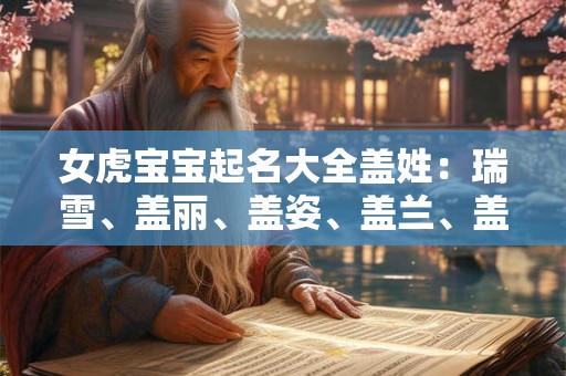 女虎宝宝起名大全盖姓：瑞雪、盖丽、盖姿、盖兰、盖芹、盖香