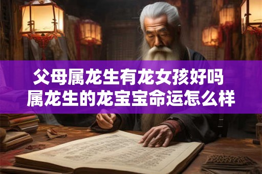 父母属龙生有龙女孩好吗 属龙生的龙宝宝命运怎么样
