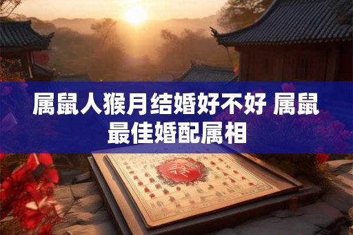 属鼠人猴月结婚好不好 属鼠最佳婚配属相