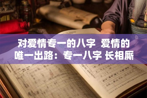 对爱情专一的八字  爱情的唯一出路：专一八字 长相厮守