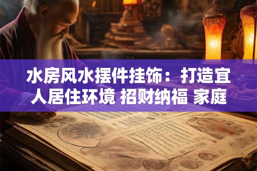 水房风水摆件挂饰：打造宜人居住环境 招财纳福 家庭和谐