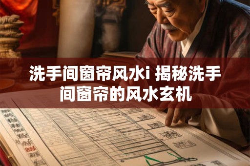 洗手间窗帘风水i 揭秘洗手间窗帘的风水玄机