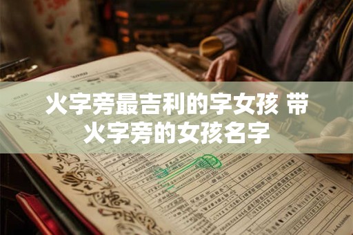 火字旁最吉利的字女孩 带火字旁的女孩名字