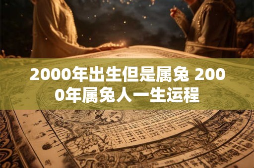 2000年出生但是属兔 2000年属兔人一生运程