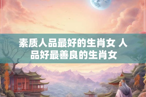素质人品最好的生肖女 人品好最善良的生肖女