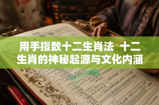 用手指数十二生肖法  十二生肖的神秘起源与文化内涵