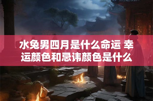 水兔男四月是什么命运 幸运颜色和忌讳颜色是什么