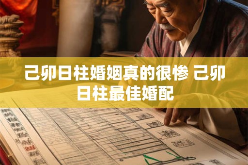 己卯日柱婚姻真的很惨 己卯日柱最佳婚配