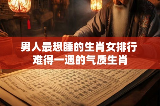 男人最想睡的生肖女排行 难得一遇的气质生肖