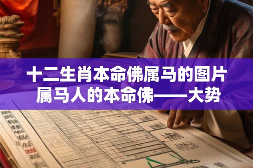 十二生肖本命佛属马的图片 属马人的本命佛——大势至菩萨