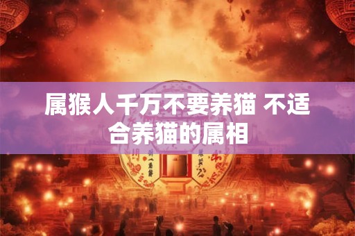 属猴人千万不要养猫 不适合养猫的属相