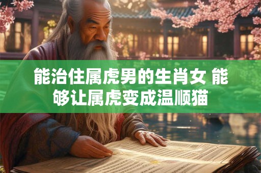 能治住属虎男的生肖女 能够让属虎变成温顺猫