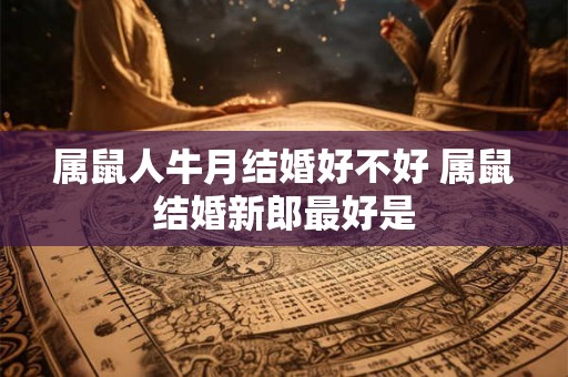 属鼠人牛月结婚好不好 属鼠结婚新郎最好是