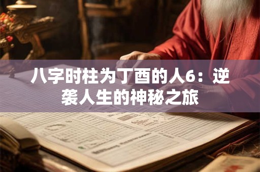 八字时柱为丁酉的人6：逆袭人生的神秘之旅