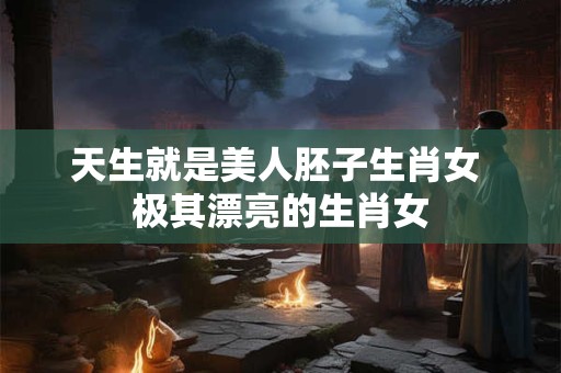 天生就是美人胚子生肖女 极其漂亮的生肖女