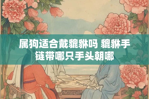 属狗适合戴貔貅吗 貔貅手链带哪只手头朝哪