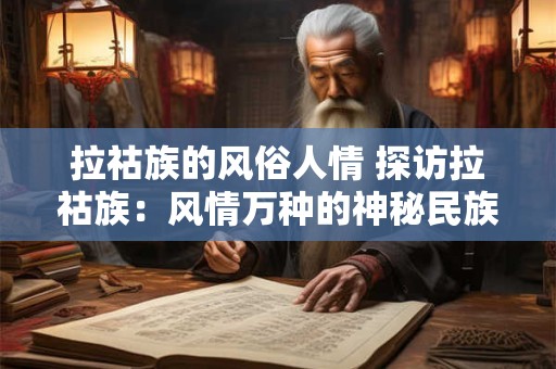 拉祜族的风俗人情 探访拉祜族：风情万种的神秘民族