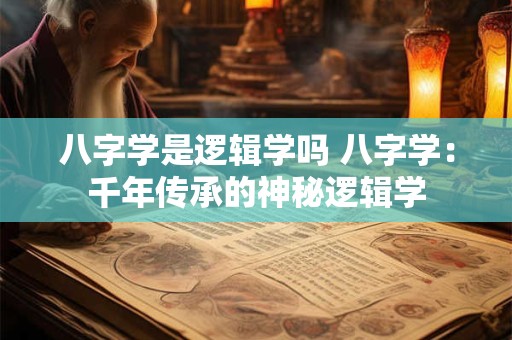 八字学是逻辑学吗 八字学：千年传承的神秘逻辑学