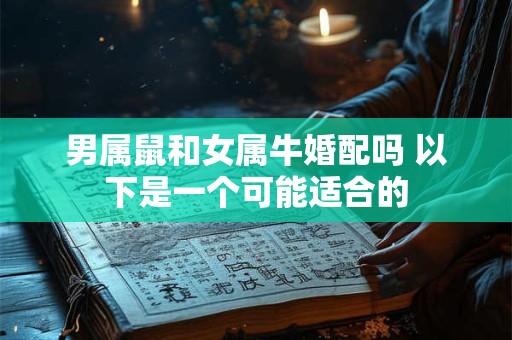 男属鼠和女属牛婚配吗 以下是一个可能适合的
