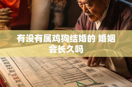 有没有属鸡狗结婚的 婚姻会长久吗