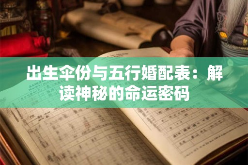 出生伞份与五行婚配表：解读神秘的命运密码