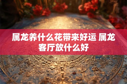属龙养什么花带来好运 属龙客厅放什么好