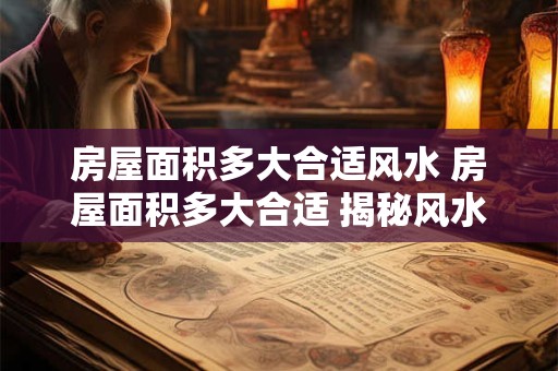 房屋面积多大合适风水 房屋面积多大合适 揭秘风水的秘密！