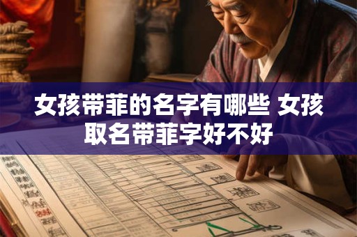 女孩带菲的名字有哪些 女孩取名带菲字好不好