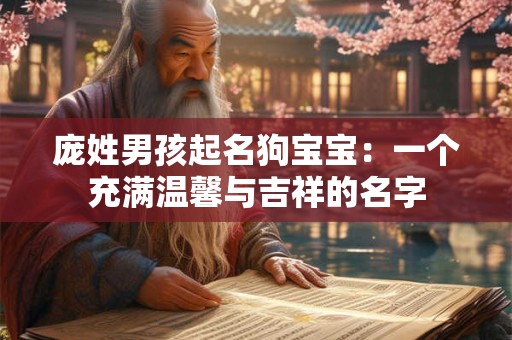 庞姓男孩起名狗宝宝：一个充满温馨与吉祥的名字