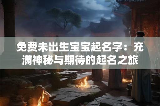 免费未出生宝宝起名字：充满神秘与期待的起名之旅