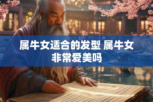 属牛女适合的发型 属牛女非常爱美吗