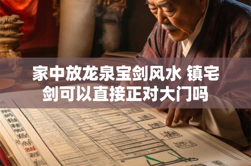 家中放龙泉宝剑风水 镇宅剑可以直接正对大门吗