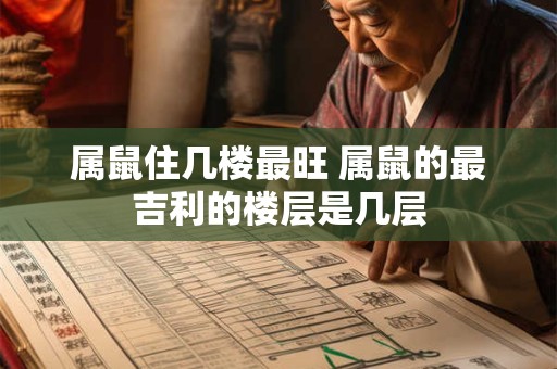 属鼠住几楼最旺 属鼠的最吉利的楼层是几层