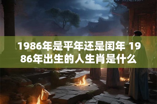 1986年是平年还是闰年 1986年出生的人生肖是什么