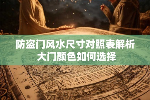 防盗门风水尺寸对照表解析 大门颜色如何选择