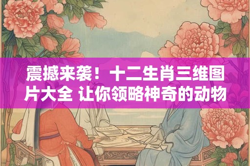 震撼来袭！十二生肖三维图片大全 让你领略神奇的动物世界！